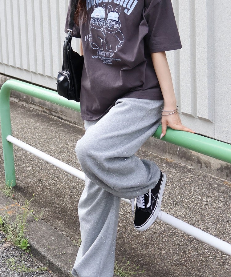 スタッズ付スウェットパンツ | SpRay