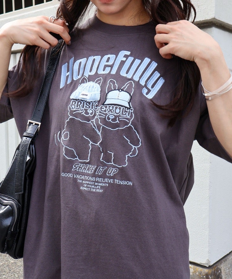 うさぎ刺繍Tシャツ | SpRay