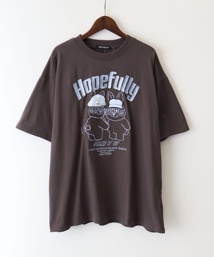 うさぎ刺繍Tシャツ | SpRay