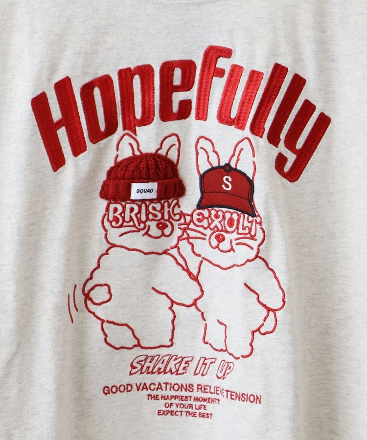 うさぎ刺繍Tシャツ | SpRay
