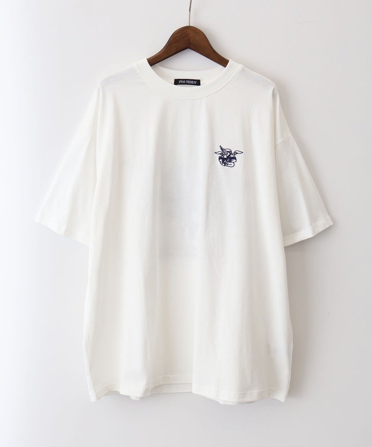 ハグうさぎ刺繍BIG Tシャツ | SpRay